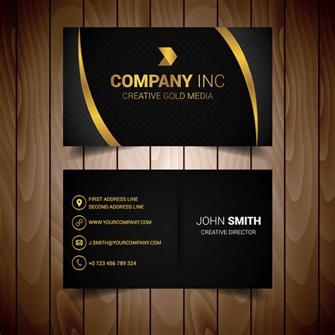 black background for visiting card.